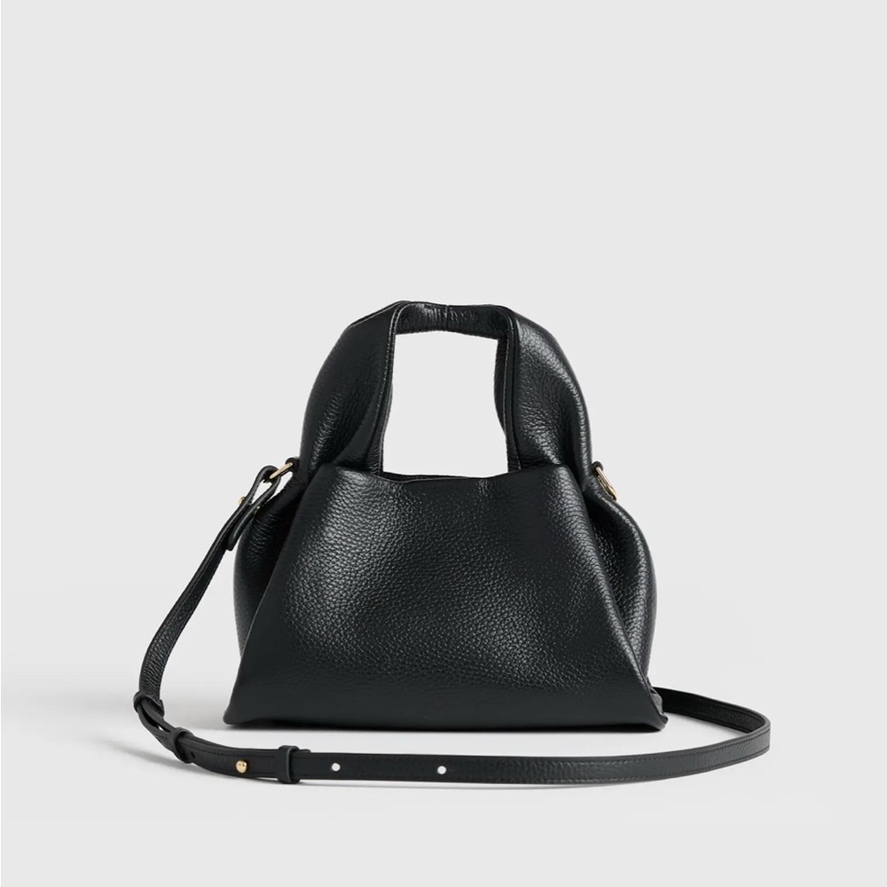 Quince Italian Leather Trapeze Crossbody
